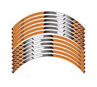 Calcomanías de Ruedas duraderas Pegatinas Reflectantes Llantas Exteriores Motocicletas para para MT-09(Style 9)