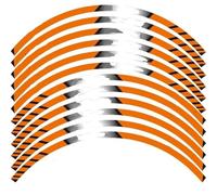 Calcomanías de Ruedas duraderas Pegatinas Reflectantes Llantas Exteriores Motocicletas para para MT-09(Style 16)