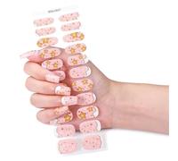 Calcomanías de uñas de curado rápido, diseños de fiesta de Navidad, calcomanías a prueba de manchas para una vida ocupada, fácil aplicación, secado rápido, calcomanías de arte de uñas