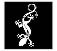 Calcomanías de vinilo for coche, calcomanías salamandras, reptiles, accesorios decorativos for motocicletas, impermeables(WHITE,16x8.5cm)