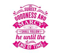 Calcomanías de vinilo para murales y paredes Dios lo seguirá por siempre citas cristianas versículos bíblicos 52x66cm No se cae Rosa roja