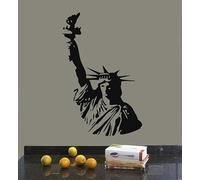 Calcomanías de vinilo para pared, diseño de la Estatua de la Libertad de Nueva York, 57 x 88 cm
