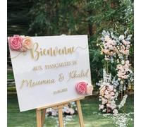 Calcomanías De Vinilo Personalizadas For Bodas, Calcomanías For Tablero De Espejo De Bienvenida For Bodas, Letrero Bienvenidos A Nuestra Boda, Calcomanías De Vinilo Personalizadas For Fiestas, (Color