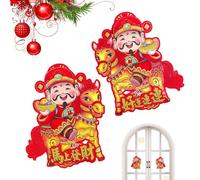 Calcomanías decorativas de Feliz Año Nuevo, diseño de Dios