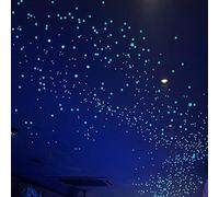 Calcomanías decorativas para techo, 633 unidades, realistas en 3D, cielo estrellado, decoración brillante, perfecto para niños, dormitorio, ropa de cama, regalos