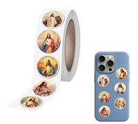 Calcomanías Del Sagrado Corazón - Calcomanías De Versículos Bíblicos, Suministros De Vinilo Para Álbumes De Recortes, Etiquetas Impermeables De Oración Motivacional | Set De Regalo Espiritual Para Muj