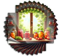 Calcomanías divertidas para coche, frutas y verduras preservadas por The Window Stickers 10 piezas divertidas calcomanías para adultos calcomanías para automóviles (12 x 18 cm)