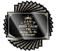 Calcomanías divertidas para coches con texto en inglés "I Can't Keep Calm I'm Going to Be A Lawyer" (12 x 18 cm)