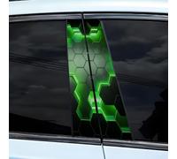 Calcomanías impermeables para dados para poste de puerta de coche, 2 unidades, calcomanías de vehículo adecuadas para uso en exteriores y estilo personal de vehículo (D)