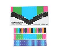 Calcomanías Kalimba para principiantes de HaloVerde con marcas claras para un fácil aprendizaje, estas etiquetas para teclas de alta adherencia también funcionan como calcomanías (Piano de pulgar