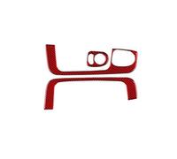Calcomanías Marco Llaves Volante Piezas Interiores Para Abarth 595 2012-2023 695 2017-2023 Impermeable(LHD Red)