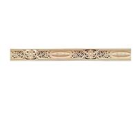 Calcomanías Moldura decorativa de madera tallada for esquinas, apliques, marco, gabinete, decoración del hogar, figuritas, accesorios muebles artísticos pared para tallar madera(K-50x10cmx1.2cm)