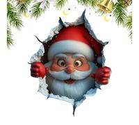 Calcomanías Navideñas para Puertas,Decoración del Hogar con Santa Claus - Pegatina De Pared Creativa De Navidad | Para Hogar Oficina Escuela Dormitorio Fiestas Cumpleaños