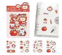 Calcomanías para botellas de agua, calcomanías con patrón de frutas pequeñas, calcomanías decorativas para planificador, bonitos accesorios para diarios y álbumes de recortes, adhesivos para