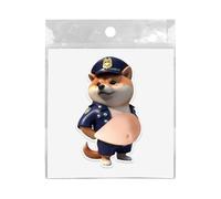 Calcomanías para cachorros, calcomanías de animales de dibujos animados en 3D, calcomanía de vinilo para cachorros, calcomanía de dibujos animados para apretar el vientre, calcomanía de