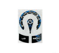 Calcomanías para cubierta de arranque del motor XMAX300 NMAX300 para aplicación de agujero de llave de encendido con material de gel para una interfaz estable (E)