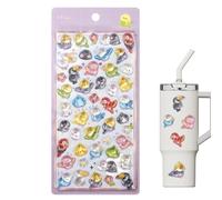 Calcomanías para laptop, diseño de animales de dibujos animados de, calcomanía 3D colorida, decoración de maleta juguetona, accesorio de manualidades atractivo, herramienta creativa para álbum