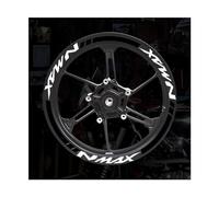 Calcomanías para llantas Cinta Reflectante Impermeable A Rayas Para Motocicleta, Pegatina De Hun Para Rueda, Decoración De Llanta, Marca Para YAMAHA NMAX N Max N-max 155 125 Pegatinas de ruedas ( Tama