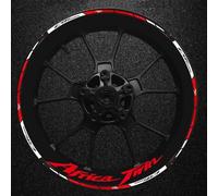 Calcomanías para llantas Pegatinas Reflectantes Para Llantas De Motocicleta De 21'' Y 18'', Accesorios Adhesivos Para Bujes, Para H&onda CRF1100L Africa Twin Crf 1100 L Pegatinas de ruedas(Color 1)