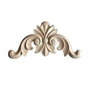 Calcomanías Para Muebles De Madera Apliques de madera tallada for esquinas, 4 piezas, molduras for muebles, calcomanía, decoración DIY, marco, decoración, armario, armario(8x8cm)