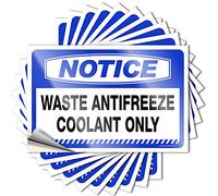 Calcomanías para parachoques, anticongelante, solo refrigerante, 10 calcomanías divertidas para tu coche (12 x 18 cm)