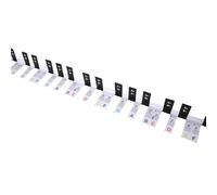 Calcomanías para teclado de piano electrónico, etiquetas extraíbles para notas de teclado de piano, guía de notas de piano para principiantes y estudiantes