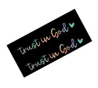 Calcomanías para ventana de coche | Trust in God Calcomanías para ventana de vehículos, accesorios de vidrio de visión trasera y calcomanías para mamá, papá, compañeros de trabajo, hombres y mujeres
