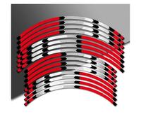 Calcomanías Piezas Motocicleta Pegatinas para Rueda Interior Reflectantes Llanta Pegatina para Africa Twin Crf 1100 L CRF1100L(Style 1)