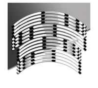 Calcomanías Piezas Motocicleta Pegatinas para Rueda Interior Reflectantes Llanta Pegatina para Africa Twin Crf 1100 L CRF1100L(Style 2)