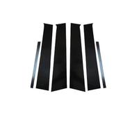 Calcomanías protectoras negras para pilares B de N&issan Sunny 2020-2023