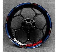 Calcomanías Reflectantes para Llanta Delantera Y Trasera De Motocicleta, Pegatinas Impermeables, Accesorios para Yamaha YZF R125 Adhesivo Cubo Rueda(Color16)