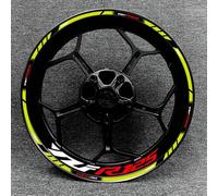 Calcomanías Reflectantes para Llanta Delantera Y Trasera De Motocicleta, Pegatinas Impermeables, Accesorios para Yamaha YZF R125 Adhesivo Cubo Rueda(Color5)