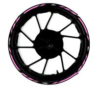 Calcomanías Rueda Delantera Trasera Motocicleta, Pegatinas Raya Llanta Decoración para Kawasaki para ZX-6R para ZX6R 17 Pulgadas(Color7)