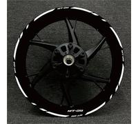 Calcomanías Ruedas Calcomanía Reflectante para Rueda De Motocicleta para Yamaha MT-09 MT09 MT 09, Pegatinas para Llanta Y Buje Completo Llanta Adesivos Moto