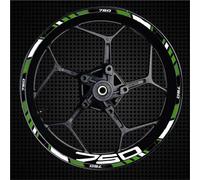 Calcomanías Ruedas Pegatinas para Llantas De Motocicleta para Kawasaki para Z750 para Z 750 Juego Pegatinas Reflectantes A Rayas Resistentes Al Agua Completo Llanta Adesivos Moto