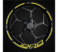 Calcomanías Ruedas Pegatinas para Llantas De Motocicleta para para Z1000 para Z 1000, Calcomanías Reflectantes Decorativas Nocturnas Completo Llanta Adesivos Moto