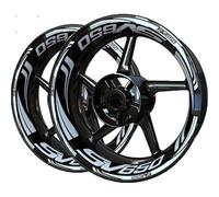 Calcomanías Ruedas Pegatinas Reflectantes para Llantas De Motocicleta para Suzuki SV650 SV 650 Kit Calcomanías para Bujes Cinta Adhesiva Impermeable Completo Llanta Adesivos Moto