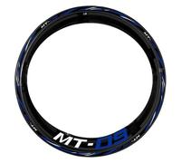 Calcomanías Ruedas Pegatinas Reflectantes para Llantas De Motocicleta para Yamaha MT-09 MT09 MT 09 17 Pulgadas, Calcomanías A Rayas para Buje Completo Llanta Adesivos Moto