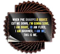 Calcomanías y calcomanías para caja de herramientas When Phe Dharpeo Odiee Cut Me Down, I'm Gonna Send. I Am Brave, 10 unidades, calcomanías de coche para hombre (12 x 18 cm)