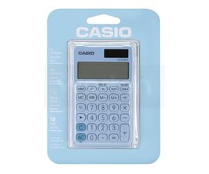 Calculadora Básica CASIO SL-310UC-LB Azul Claro (10 dígitos)