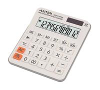 Calculadora Básica Tax MITSAI BR Blanco (12 dígitos)