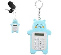 Calculadora - Calculadora electrónica | Llavero Calculadora | Calculadora Hangable Cute Cartoon Hangable, Creative Keychain Decoration, Portable Cartoon Backpack Decorating Electronic Calculator