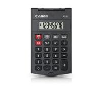 Canon AS-8 calculadora Bolsillo Pantalla de calculadora Gris
