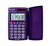 Calculadora Casio Hs-8View Pocket 8 Dígitos Conversión Moneda Con Tapa Color Azul - CASIO