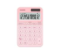 Calculadora Casio MS-20YC Básica de Escritorio 12 Dígitos Solar Rosa Claro