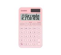 Calculadora Casio SL-310YC Rosa Claro 10 Dígitos Solar y Batería con Funda