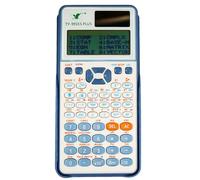 Calculadora científica Calculadora matemática Calculadora gráfica con 417 Funciones Pantalla de Matriz de Puntos HD Batería Solar de Doble Potencia 96x31 para Estudiantes, (Azul)