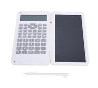 Calculadora Científica con Bloc de Notas, Pantalla Grande de 2 Líneas de 12 Dígitos, Calculadora Matemática con Tableta de Escritura LCD de 6 y Lápiz óptico,para Escuela,