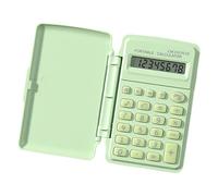 Calculadora científica de 8 dígitos para estudiantes con funda de durabilidad, funciones matemáticas básicas, color caramelo, calculadora científica