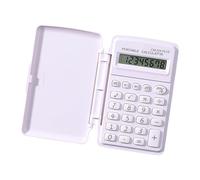 Calculadora científica de 8 dígitos para estudiantes con funda de durabilidad, funciones matemáticas básicas, calculadora de tapa
